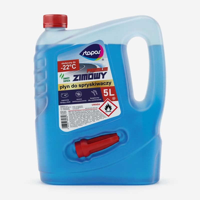 Zimowy płyn do spryskiwaczy -22°C PREMIUM - 5L